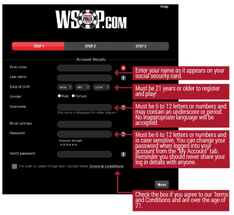wsop log in issues.